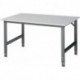 Établi l.1500xP1000xH760-1080 mm plateau de travail mélaminé châssis anthracite