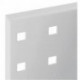 Panneau perforé l.450xL500 mm gris clair RAL 7035 RASTERPLAN