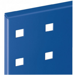 Panneau perforé l.450xL500 mm bleu gentiane RAL 5010 RASTERPLAN