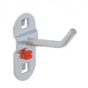 Porte-outils D. 6 mm profondeur 150 mm avec extrémité du crochet inclinée adapté