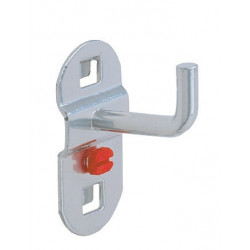 Porte-outils D. 6 mm profondeur 75 mm avec extrémité du crochet verticale adapté