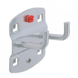 Porte-outils D. 6 mm profondeur 75 mm double ac extrémité du crochet verticale a