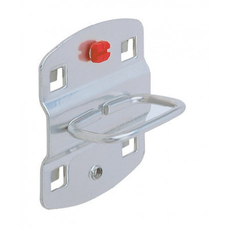Porte-pinces B55xP20 mm adapté à panneaux perforés 3 pièces/sachet