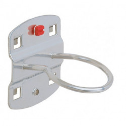 Support de machine D. 40 mm longueur 65 mm adapté à panneaux perforés 2 pièces/sachet
