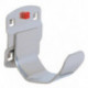 Support pour tube D60xl35 mm galvanisé adapté à panneaux perforés 2 pièces/sachet