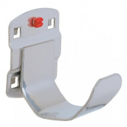 Support pour tube D100xB35 mm galvanisé adapté à panneaux perforés 2 pièces/sach
