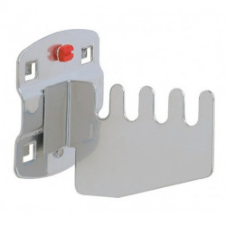 Porte-scies pour 4 scies maxi. adapté à panneaux perforés 2 pièces/sachet