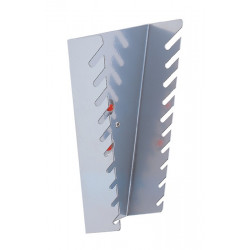 Support de clés H220xl145/75xP50 mm 10 porte-outils vert. p. panneaux perf. pour panneaux perforés