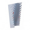 Support de clés H220xl145/75xP50 mm 10 porte-outils vert. p. panneaux perf. pour panneaux perforés