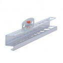 Porte-forets/clés six pans H35xl200xP30 mm pour 14 pièces adapté à panneaux perforés