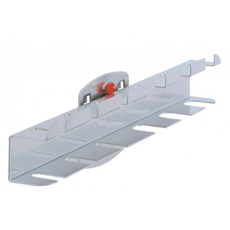 Porte-tournevis l.390xP30 mm adapté à panneaux perforés