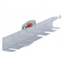 Porte-tournevis l.390xP30 mm adapté à panneaux perforés