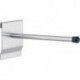 Support universel longueur 300 mm forme carrée D. 14 mm pour panneaux perforés à