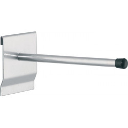 Support universel longueur 300 mm forme carrée D. 14 mm pour panneaux perforés à
