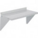 Support en acier gris clair, RAL 7035 L450xT220 mm revêtement plastique adapté à panneau perforé à fentes