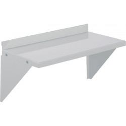Support en acier gris clair, RAL 7035 L450xT220 mm revêtement plastique adapté à panneau perforé à fentes