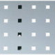 Panneau perforé l.457xL495 mm gris clair, RAL 7035 BOTT