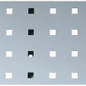 Panneau perforé l.457xL1486 mm gris clair RAL 7035 BOTT