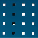 Panneau perforé l.457xL495 mm bleu gentiane RAL 5010 BOTT