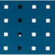 Panneau perforé l.457xL991 mm bleu gentiane RAL 5010 BOTT