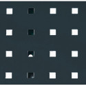 Panneau perforé l.457xL1486 mm gris anthracite RAL 7016 BOTT