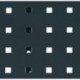 Panneau perforé l.457xL1981 mm gris anthracite RAL 7016 BOTT