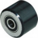 Roulette de fourche polyuréthane L.moyeu 70 mm l.roue 70 mm D. de la roue 80 mm