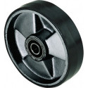 Volant polyuréthane L.moyeu 43 mm l.roue 50 mm D. de la roue 200 mm jante en pla