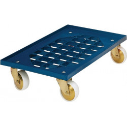 Chariot à caisse capacité de charge 250 kg pneus polymère L600xl400 mm ABS-plast
