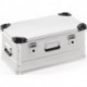 Boîte en aluminium L582xl385xH275 mm 47 l avec fermoir à déclic et angles d’empi