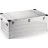 Boîte en aluminium L1192xl790xH515 mm 415 l avec fermoir à déclic et angles d’em