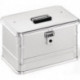 Boîte en aluminium L432xl335xH275 mm 29 l avec fermoir à déclic et perçages