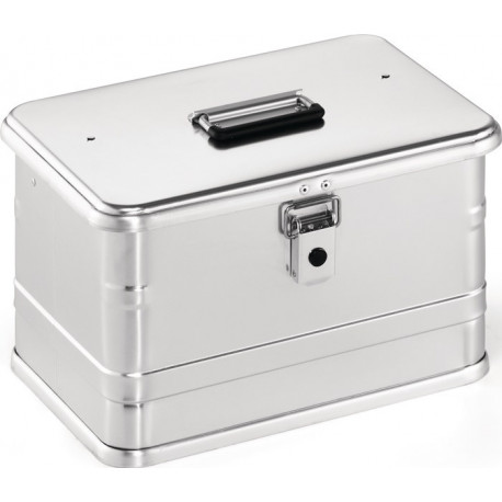 Boîte en aluminium L432xl335xH275 mm 29 l avec fermoir à déclic et perçages