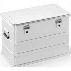 Boîte en aluminium L582xl385xH397 mm 76 l avec fermoir à déclic et perçages