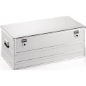 Boîte en aluminium L902xl495xH367 mm 140 l avec fermoir à déclic et perçages