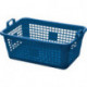 Panier L620xl425xH250 mm 45 l polyéthylène bleu LOCKWEILER