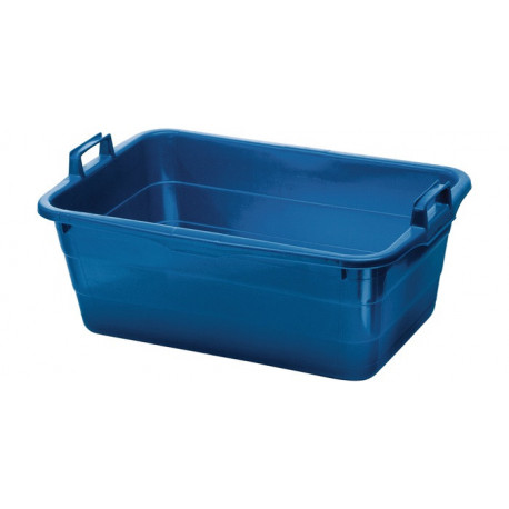Cuve L620xl425xH250 mm contenu 45 l PE bleu LOCKWEILER