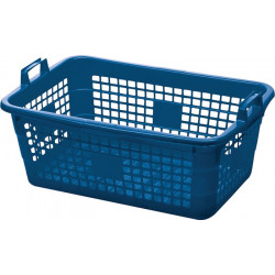Panier L800xl535xH300 mm 85 l polyéthylène bleu LOCKWEILER