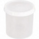 Boîte 1000 ml avec bouchon à vis rond naturel H126xD125 mm HÜNERSDORFF