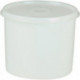 Boîte 1000 ml avec couvercle cloche rond naturel H110xD136 mm HÜNERSDORFF