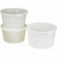 Bassine 85 l HD-polyéthylène nature avec poignées concaves D. 628 mm hauteur 385