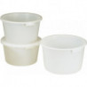 Bassine 85 l HD-polyéthylène nature avec poignées concaves D. 628 mm hauteur 385