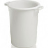 Récipient en plastique rond 50 l HD-PE nature D420xH540 mm avec poignée extérieu