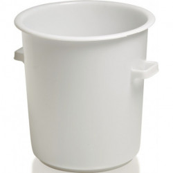 Récipient en plastique rond 75 l HD-PE nature D515xH530 mm avec poignée extérieu