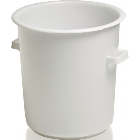 Récipient en plastique rond 75 l HD-PE nature D515xH530 mm avec poignée extérieu