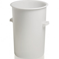 Récipient en plastique rond 110 l HD-PE nature D515xH733 mm avec poignée extérie