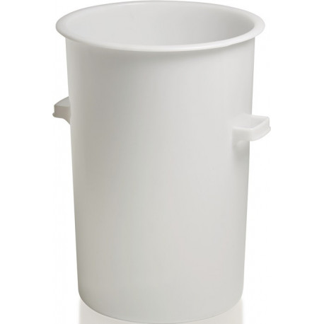Récipient en plastique rond 110 l HD-PE nature D515xH733 mm avec poignée extérie