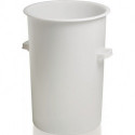 Récipient en plastique rond 110 l HD-PE nature D515xH733 mm avec poignée extérie