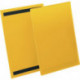 Pochette à étiquettes l.210xH297 mm jaune magnétique 50