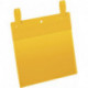 Pochette à documents l.210xH148 mm format DIN A5 paysage avec 2 longuettes jaune